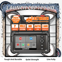 Nouveau LAUNCH 2026 CRP129 HD V2 Scanner pour camions poids lourds 24V avec 7 fonctions de réinitialisation : régénération DPF, réinitialisation huile, codage injecteurs, OBD2