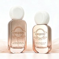 Flacon de sérum pour le visage en verre dégradé de qualité supérieure, 30 ml, 50 ml, base de maquillage, traitement éclaircissant, couleur personnalisée, emballage de marque