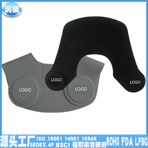 Cape de coiffure en silicone 17x32x35x50cm anti-adhésive pour usage en salon - Product Image 3