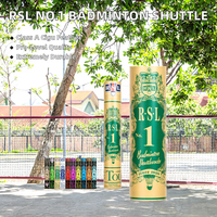Ballon de badminton RSL No.1 Professional Team Training Taiwan Cigu Duck Feather 2 Layer Speed 77 Super Durable