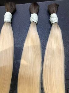 Venta al por mayor de calidad superior 100% Cabello humano barato Ombre Color Cutícula alineada Cabello a granel Ofertas 100% Cabello humano virgen crudo - Product Image 5