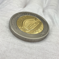 WD pièce de monnaie personnalisée kira, placage bicolore, nouvelle-zélande, canada, pièce commémorative de couleur duotone