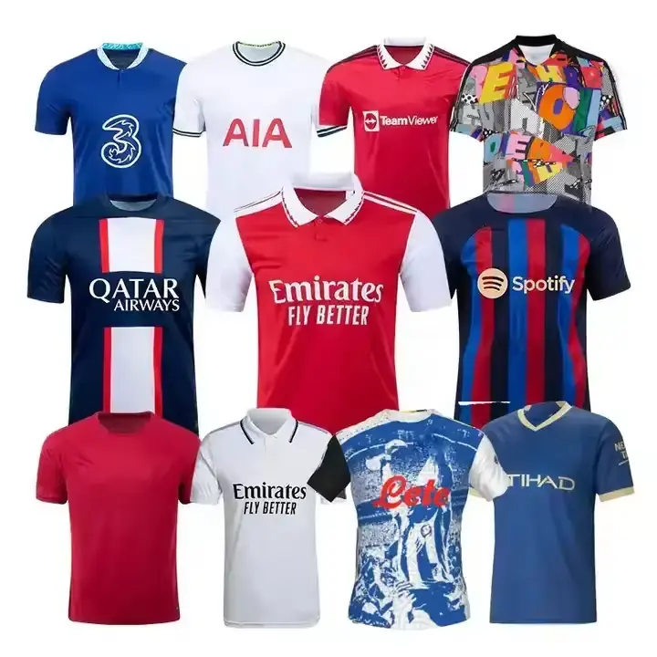 Erkekler camisas de zaman tailandesa 1.1 Futbol forması Futbol üniforma Camiseta De Futbol giymek