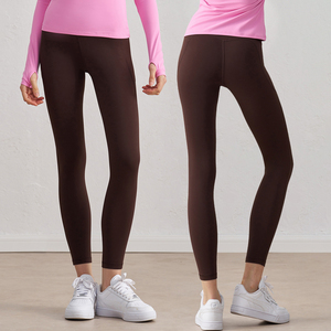 योग शरद ऋतु और सर्दियों में पतली मखमल गर्म नग्न योग पैंट वाली महिलाओं के लिए गर्म नग्न योग पैंट - Product Image 2