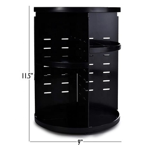 Organizador de maquillaje giratorio 360, estante ajustable de altura y completamente giratorio, organizador de cosméticos para dormitorio - Product Image 3