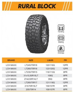 Nouveaux pneus radiaux pour voitures particulières LCH LT265/75R16 8.25-16 123/120Q 12PR - Product Image 6