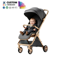 Système de voyage Weilebao pliable à une main en alliage d'aluminium |   Poussette pliable pour bébé modèle A7, capacité de charge de 15 kg, 0-3 ans
