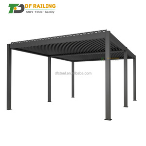 <span class=keywords><strong>Toldo</strong></span> de aluminio para exteriores DF Tec, cubierta de techo abatible impermeable, pérgola motorizada, gazebo - Product Image 1