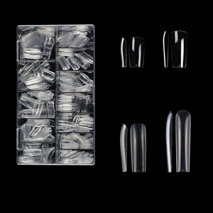 Ventes en gros de pointes d'ongles en gel X, couverture complète <span class=keywords><strong>XXL</strong></span>, 360 pièces, <span class=keywords><strong>faux</strong></span> ongles de haute qualité, pointes d'extension d'ongles en gel souple 3XL - Product Image 2