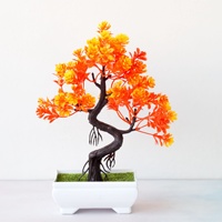 LONGSTAR Palmier Artificiel Décoratif Bonsaï avec Pot, Plantes Artificielles pour la Décoration Intérieure de Table