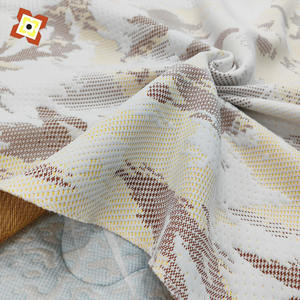 Tissu d'oreiller en tricot de microfibres Jacquard de luxe personnalisé <span class=keywords><strong>bambou</strong></span> biologique polyester 100% polyester vente tessuto teint en fil - Product Image 2