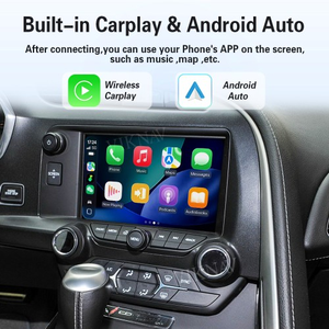 Decodificador Viknav Linux para Chevrolet Corvette C7 2013-2019, caja decodificadora con Mirror, CarPlay inalámbrico, Android Auto, actualización estéreo, pantalla OEM - Product Image 4