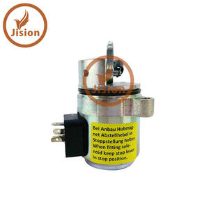 Pièces détachées pour excavatrice 0427-2733 Vanne solénoïde d'arrêt de carburant 0427-2956 - Product Image 1