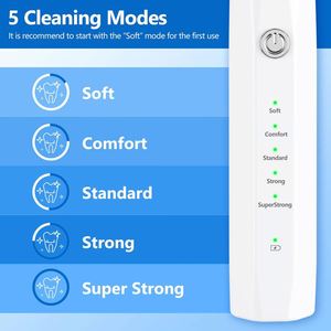 Dog Teeth Cleaner <b>Kit</b> <b>Electric</b> Sonic Ultrasonic Calculus Remover Home Use Stainless Steel ABS - Product Image 3