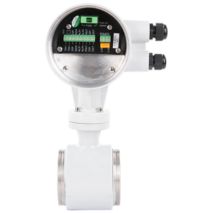 Débitmètre électromagnétique à pince de 4 pouces 2025 avec électrovanne pour mesurer le débit volumique des liquides conducteurs - Product Image 4