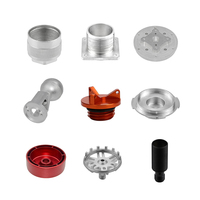 Composants de moto en aluminium 6061-T6 de haute précision usinés par CNC 5 axes, sablés à la billes, certifiés ISO
