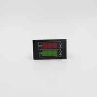 Voltmeter Digital Mini Ganda Portabel Pengukur Tegangan DC dengan Rentang 0-100V, Maks 500V AC, Akurasi 1.0