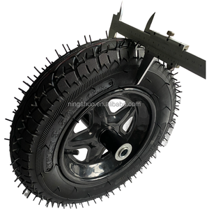 Roues en caoutchouc gonflables pour brouette, chariot à main, <span class=keywords><strong>8</strong></span> 10 12 13 14 16 pouces, 350-<span class=keywords><strong>8</strong></span> 400-<span class=keywords><strong>8</strong></span> 400-10, roues pneumatiques bon marché - Product Image 4