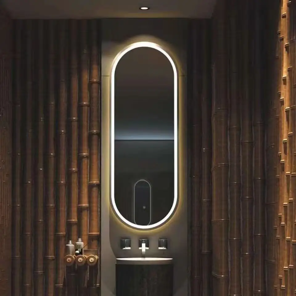 2023, новое дизайнерское роскошное овальное умное волшебное зеркало miroir для селфи