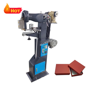 Factory Supply Manual Gift Phone Box Corner Taping Machine Cardboard Rigid Box Corner Pasting Machine