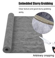 Membrane imperméable pour sous-couche de douche Rouleau de tissu en polyéthylène pour salle de bain, sauna, hammam, gris