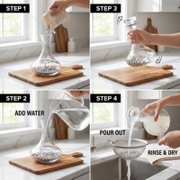 Boules de nettoyage pour verres à vin hautement polies, best-seller pour la cuisine, livraison rapide