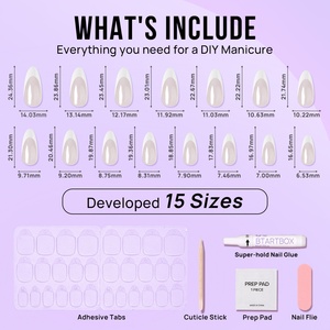 Fournisseur de faux ongles Btartbox, ongles artificiels, faux ongles, ongles personnalisés en gros, gels doux de luxe, ongles à presser - Product Image 4