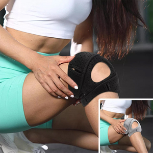 Rodilleras deportivas ajustables para rótula, soporte para el tendón rotuliano, banda de sujeción abierta para rodilla - Product Image 4