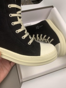 Scarpe da uomo alte Designer Owens, casual sportive in tela con lacci, suola in gomma, per tutte le stagioni, taglie forti - Product Image 5