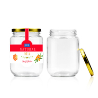 Bocaux de conservation pour aliments 100ml / 150ml / 200ml – Petits bocaux ronds en verre pour cornichons avec couvercle