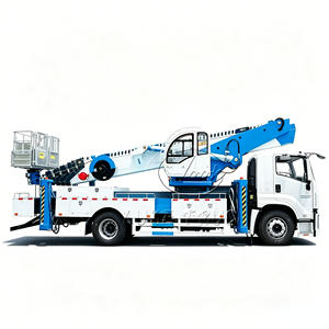 Camión con Plataforma de Trabajo Aérea Telescópica ISUZU GIGA 4x2, Vehículo para Operaciones en Altura de 40 m - Product Image 1