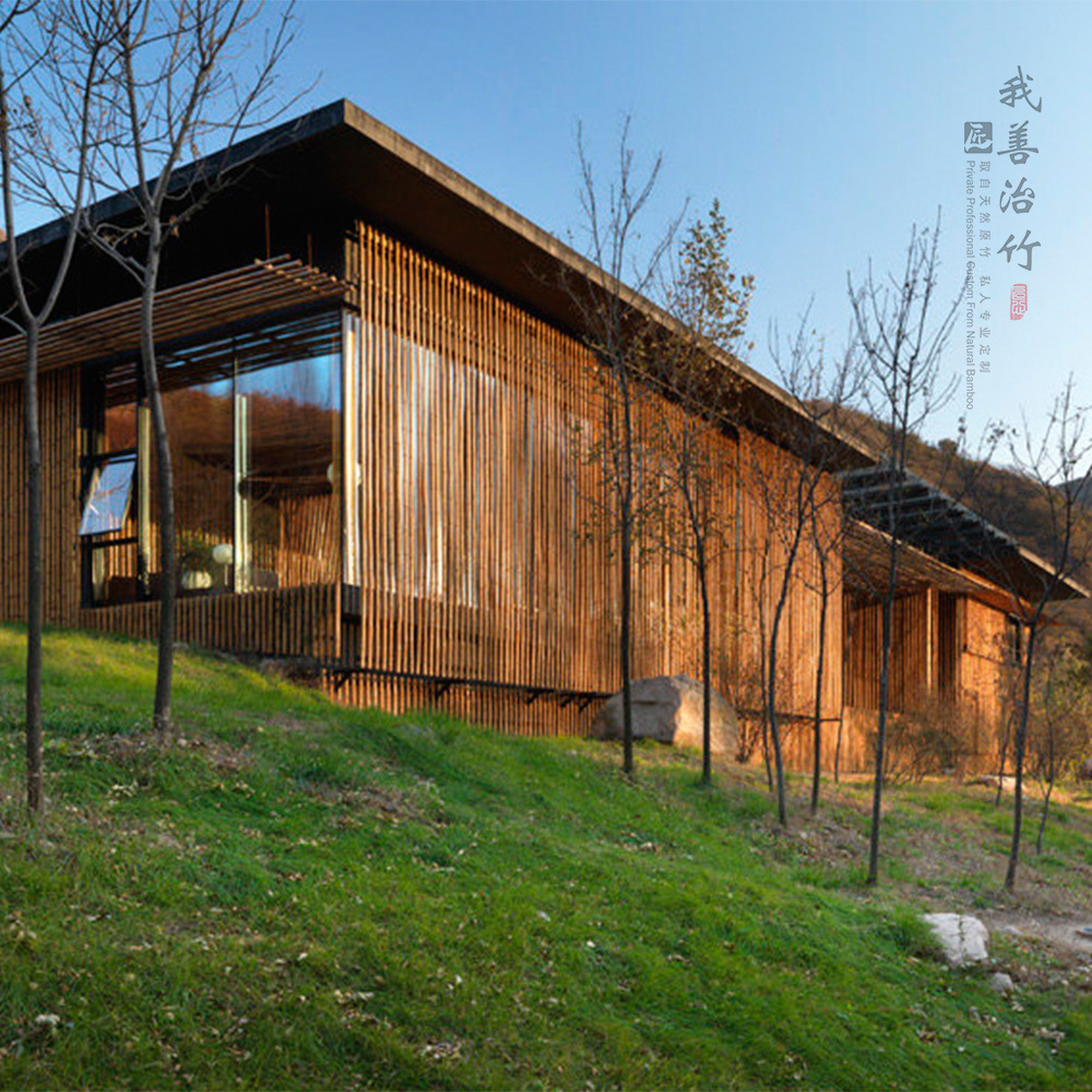 Современная простая вилла с новейшим дизайном для жилых помещений может расширить высококачественный деревянный дом из бамбука