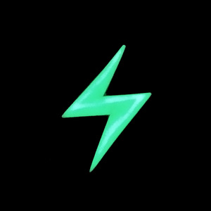 Levering 3d Pvc Zacht Rubber Lichtgevende Bliksem Badges Haak Lus Tactische Morele Patches Voor Kleding Hoeden En Rugzakken Decoratie - Product Image 3