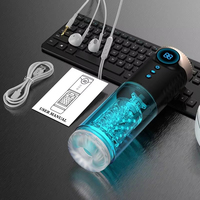 Masturbateur masculin automatique à 9 fréquences de succion et de rotation, texture réaliste 3D, jouet sexuel, machine à sucer pour hommes