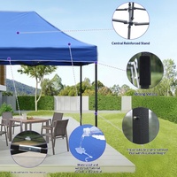 Tente pliante portable avec logo personnalisé, imperméable, structure en acier, tissu Oxford, pour publicité, événements, salons professionnels, auvent, gazebo