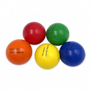 Pelota Antiestrés de Espuma PU Redonda Personalizada, Juguete Suave para Aliviar el Estrés, Venta Caliente - Product Image 1