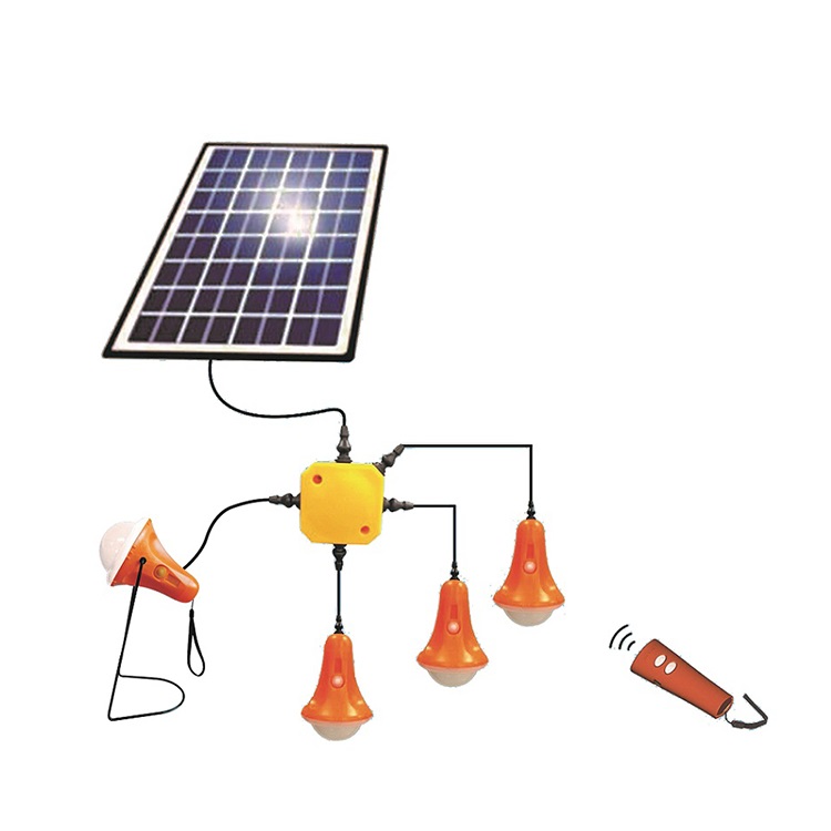 Портативный внутренний фонарь на солнечной батарее с дистанционным управлением