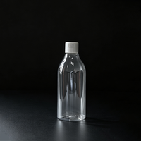 Botella de Plástico Recargable de 300 ml para Loción con Tapa Abatible, Botella Cosmética Vacía de PET de 10 oz para Envasado de Líquidos para el Cuidado Corporal