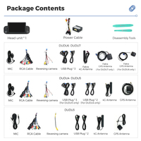 MEKEDE Car-play DUDU7 8 cœurs 12+512G Écran 2k WiFi ADAS DVR Android Auto Vidéo de voiture 4G GPS Navigation pour Fiat Panda 7 pouces