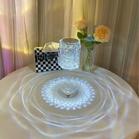 Lampes d'ambiance LED minimalistes modernes à commande tactile avec batterie intégrée - Veilleuse romantique pour chambre à coucher et camping