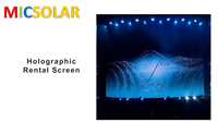 Écran holographique LED flexible P3.91, affichage holographique haute définition disponible à la location