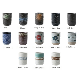Tazza in Ceramica Giapponese Vintage da 250ml, Tazze da Tè in Porcellana <span class=keywords><strong>Fatte</strong></span> <span class=keywords><strong>a</strong></span> <span class=keywords><strong>Mano</strong></span>, Tazze Creative Retrò in Ceramica per Caffè e Latte - Product Image 6