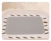 Tapis de protection de comptoir Thistle en silicone de qualité alimentaire, design moderne, 23x15,3 cm, 5 mm d'épaisseur, antidérapant, écologique et résistant à la chaleur
