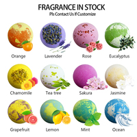 POPOTIME bain moussant effervescents fleur nettoyage en profondeur boule de douche bombes de bain marque privée bombes de bain bio pour les enfants