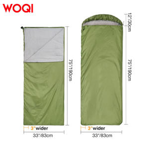Saco de dormir rectangular WOQI de 75x83cm, ligero y portátil, para camping, senderismo, viajes, uso adulto. - Product Image 1