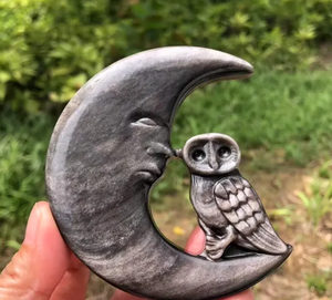 Vente en gros de sculptures en obsidienne naturelle polie écologiques pour un cadeau de la Saint-Valentin - Product Image 1