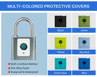 Cadenas intelligent portable étanche antivol avec code PIN, carte-clé, combinaison, Wi-Fi et Bluetooth pour porte, connecté au cloud