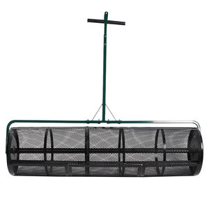 Lightweight Fertilizer Spreader Compost Spreader Metal Roller Spreader for <strong>Lawn</strong> and Garden <strong>Topsoil</strong> - Product Image 1