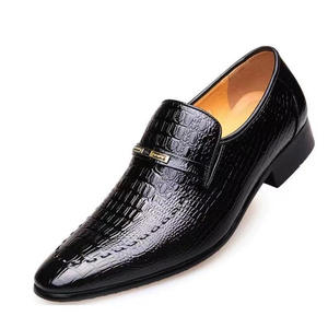 Scarpe da uomo con motivo a <span class=keywords><strong>coccodrillo</strong></span> in pelle di grandi dimensioni europee e americane da uomo Casual da uomo in pelle di grandi dimensioni 48 - Product Image 2