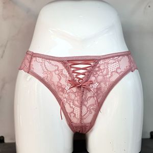 Vente en gros fabricant, Commerce extérieur : Nouvelle lingerie sexy pour femme, string à taille basse en dentelle brodée ajourée - Product Image 6